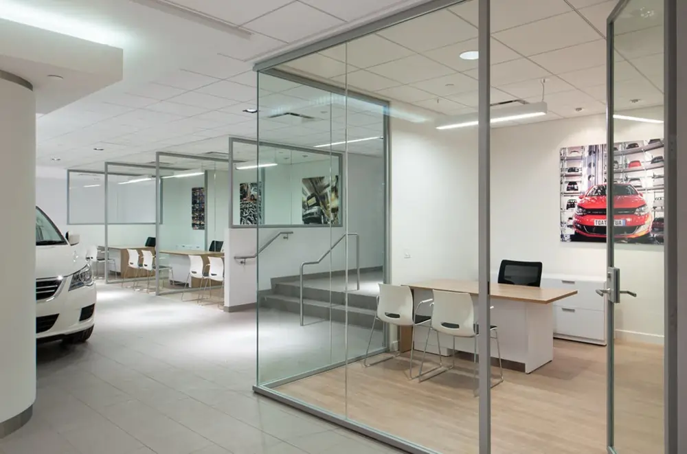 Frameless Glass Partitions Delhi