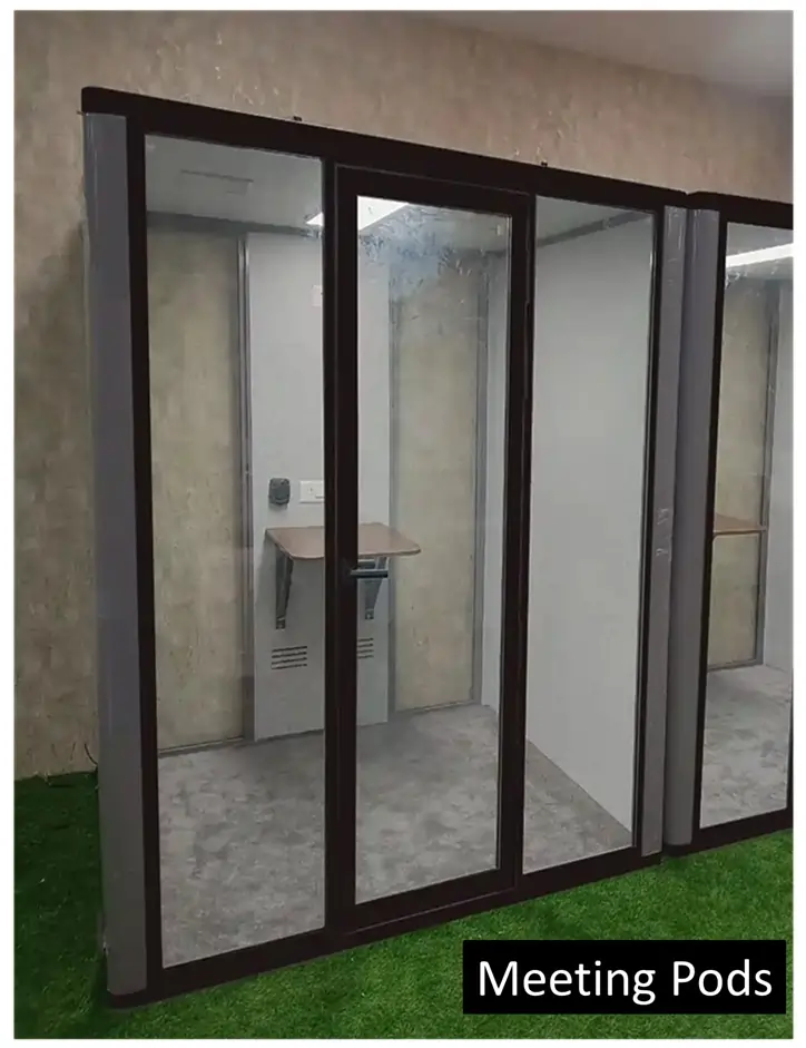 Meeting pods and Booths