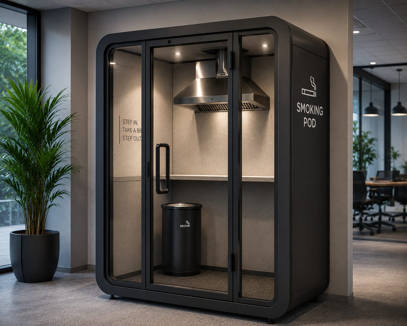 ductless smoking pods