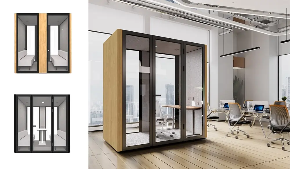 acoustic calling booth